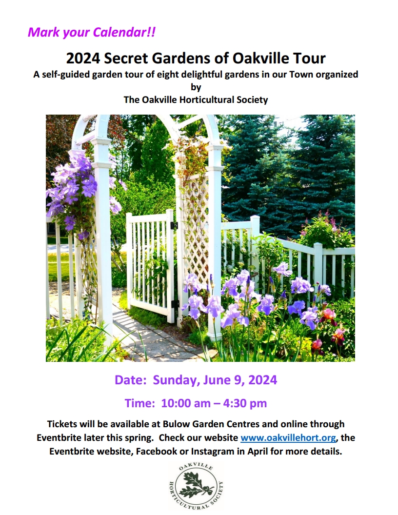 Garden Tour | Oakville Horticultural Society